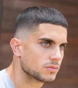 Buzz cut hairstyle for men low maintenance