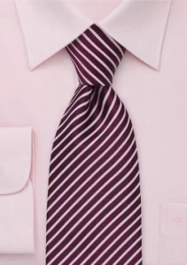 Formal dress shirt worn with a tie for a professional look