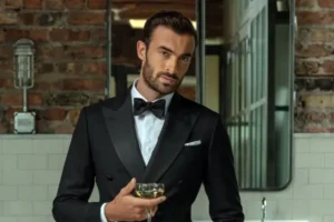 Slick back hairstyle for men professional look