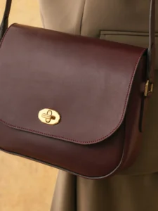 Leather crossbody bag