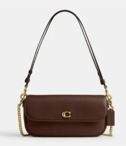 Office leather crossbody bag