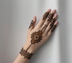 Bridal Finger Mehndi Designs Look 2