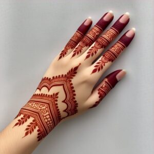 Bridal Finger Mehndi Designs Look 4