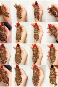 Finger Mehndi Designs Look 2
