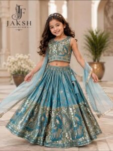 lehenga choli dress design for little girls